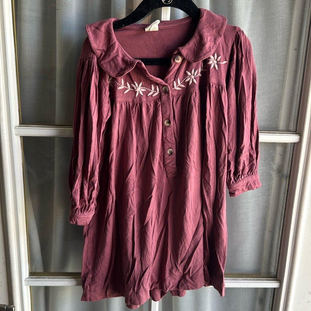 Kate Quinn bamboo collection embroidered cowgirl dress 3T